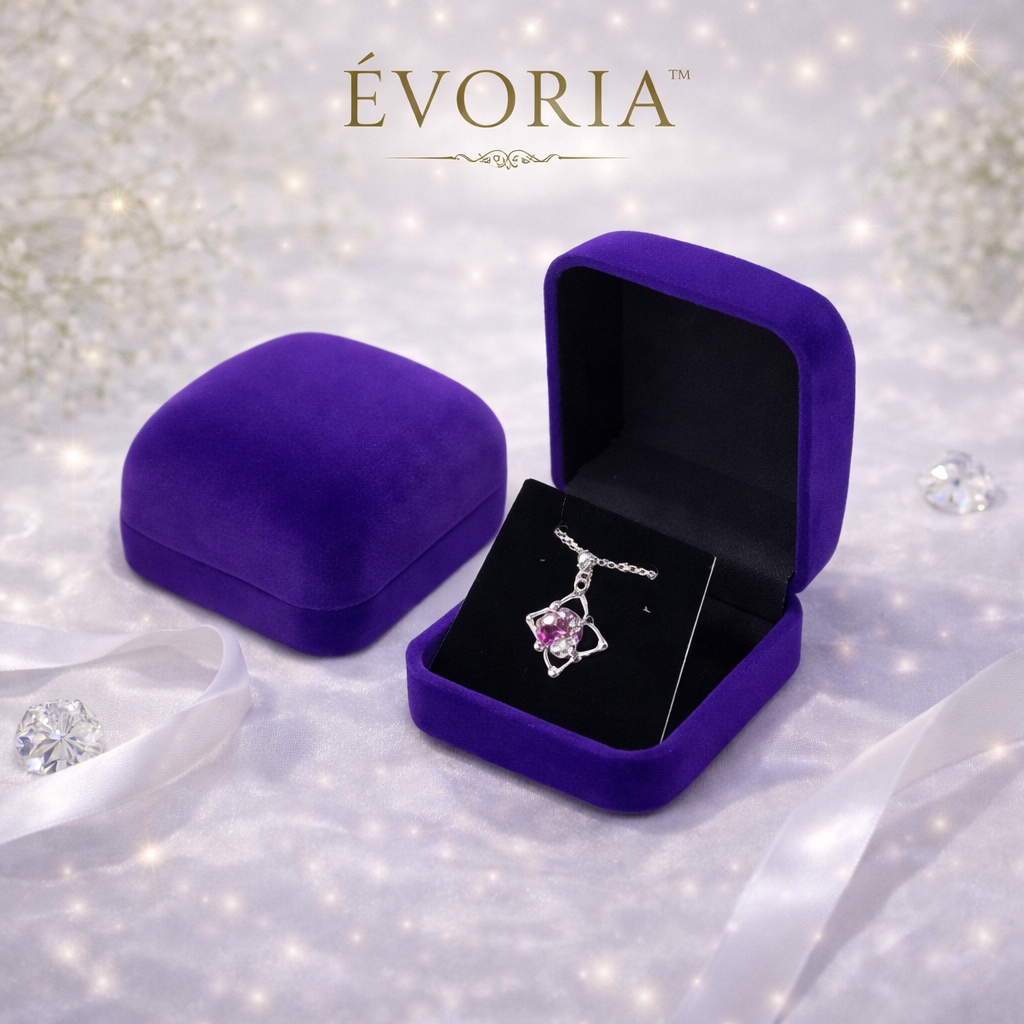 ÉVORIA™ Schmucketui – Edle Schmuckschatulle aus Samt