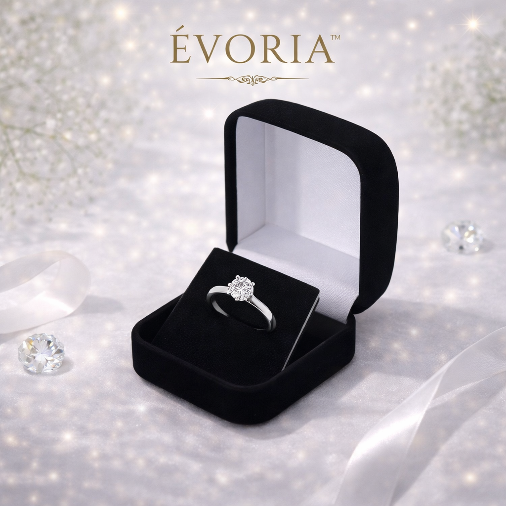 ÉVORIA™ Schmucketui – Edle Schmuckschatulle aus Samt